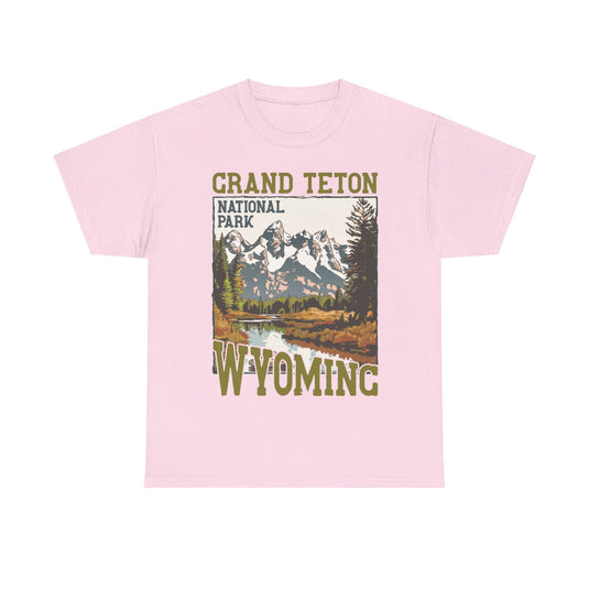 Grand Teton National Park Wyoming Poster Print T-shirt