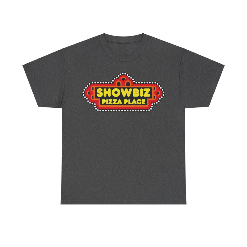 Load image into Gallery viewer, Showbiz Pizza Place Logo Restaurant T-shirt
