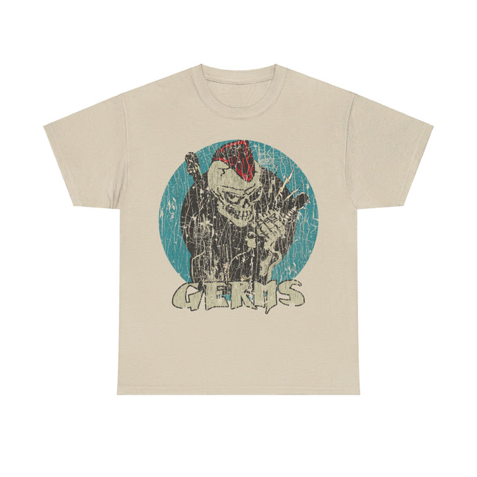 Germs Skull Ripper 1979 Music Band T-shirt