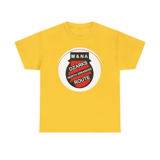 Missouri Arkansas Ozarks North Arkansas Route Railroad Logo T-Shirt