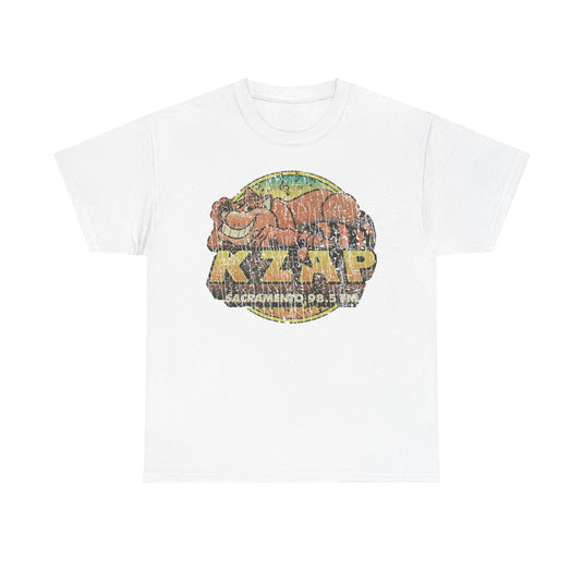 KZAP Sacramento 98.5 FM California Radio Station T-shirt