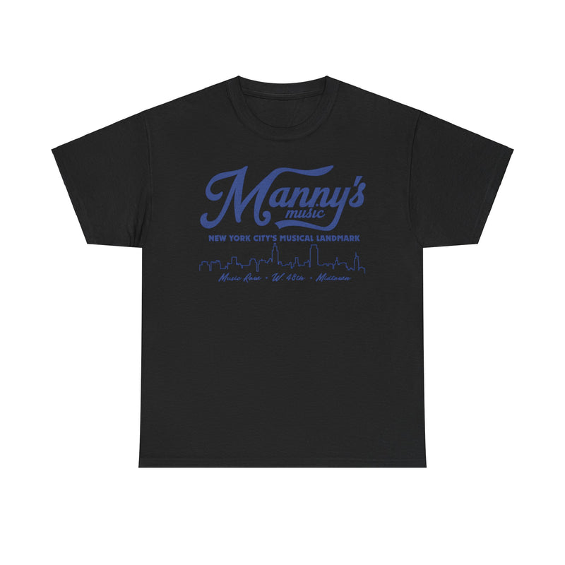 Load image into Gallery viewer, Mannys Music Store New York City Retro Nostalgic T-shirt
