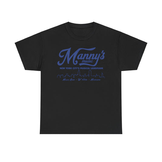 Mannys Music Store New York City Retro Nostalgic T-shirt