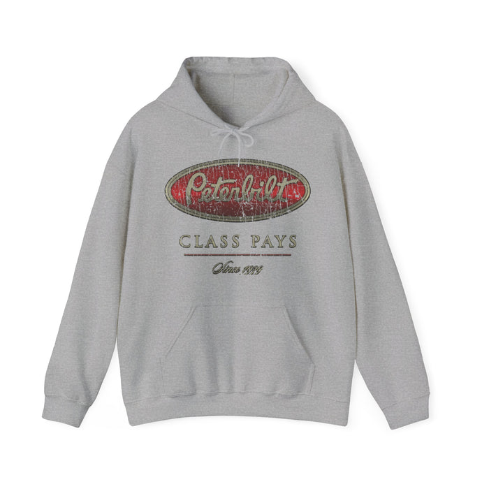 Peterbilt Class Pays 1939 Trucking Nostalgic Pullover Hoody