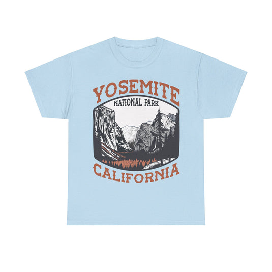 Yosemite National Park California Poster Print T-shirt