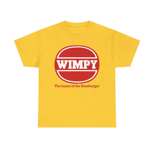 Wimpy Home of the Hamburger Vintage Restaurant Logo Chain T-Shirt