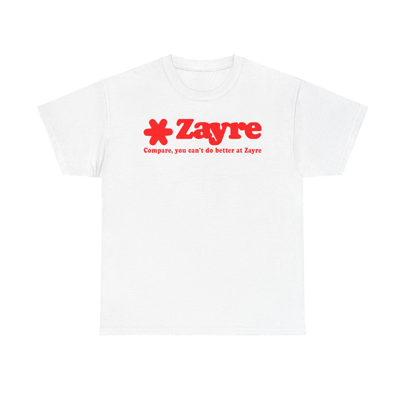 Load image into Gallery viewer, Zayre Compare You Can't Do Better Red Star Logo Discount Store Chain T-shirt
