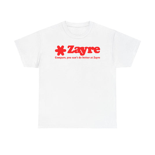 Zayre Compare You Can't Do Better Red Star Logo Discount Store Chain T-shirt