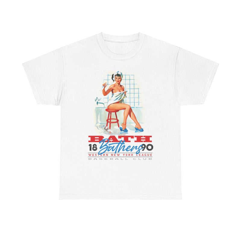 Load image into Gallery viewer, Bath Bathers Est 1890 New York Baseball T-shirt
