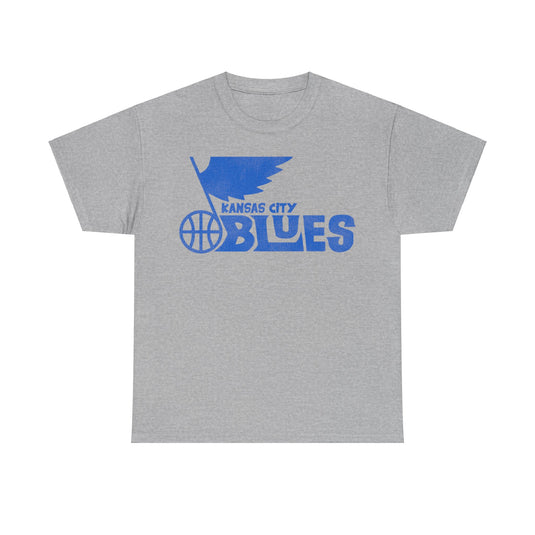 Kansas City Blues Basketball Team Nostalgic Retro T-shirt