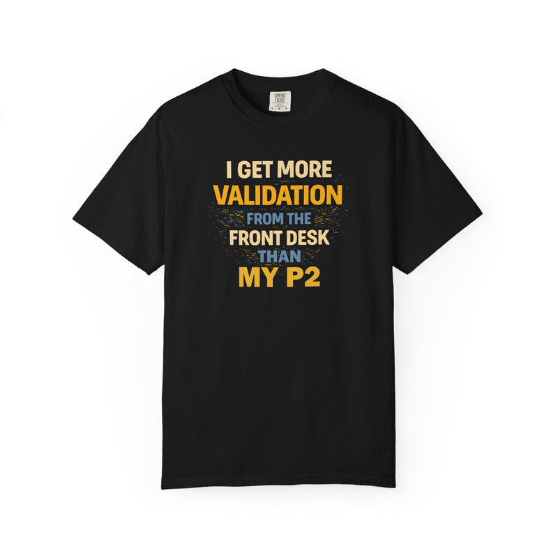 Load image into Gallery viewer, Hotel Front Desk Validation Credit Card Points Miles T-shirt
