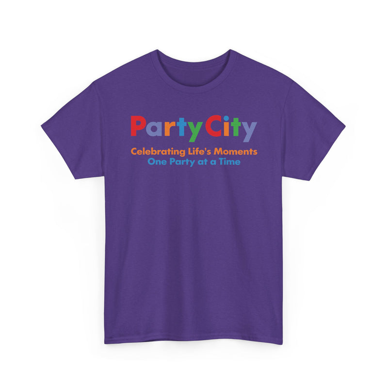 Load image into Gallery viewer, Party City Defunct Party Supply Store T-Shirt Celebrating Life&#39;s Moments Tee
