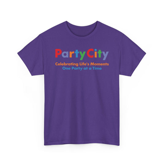 Party City Defunct Party Supply Store T-Shirt Celebrating Life's Moments Tee