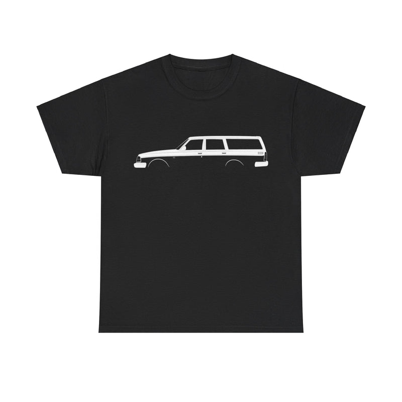 Load image into Gallery viewer, Volvo 240 Kombi Silhouette Car T-shirt
