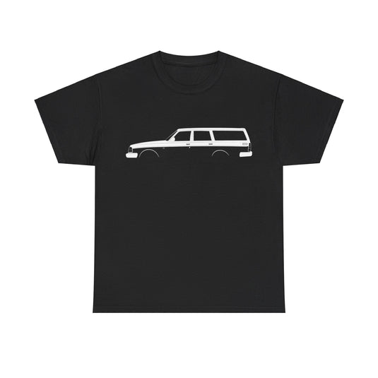 Volvo 240 Kombi Silhouette Car T-shirt