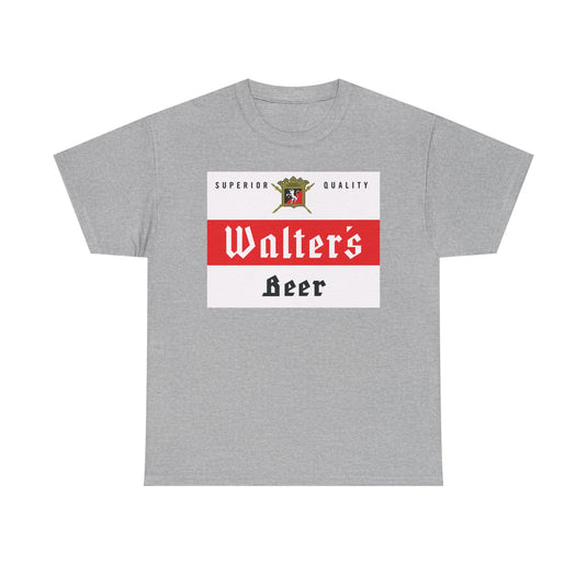 Walter's Beer Superior Quality Logo Brewery Brand T-Shirt