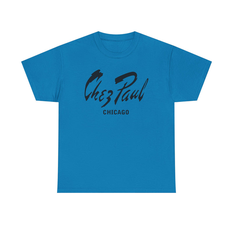 Load image into Gallery viewer, Chez Paul T-Shirt - French Fine Dining Industry Defunct Logo Tee
