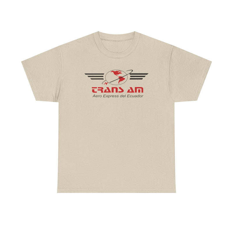 Load image into Gallery viewer, Trans Am Ecuador Airline Vintage Logo T-Shirt Aviation History
