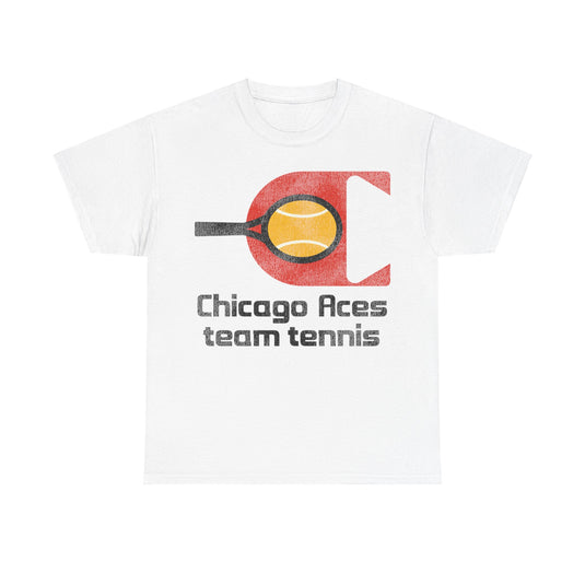 Chicago Aces Logo Team Tennis Retro Nostalgic T-shirt