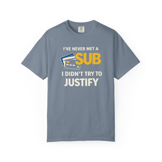 Credit Card Justify Sub Bonus Points Miles Travel T-shirt