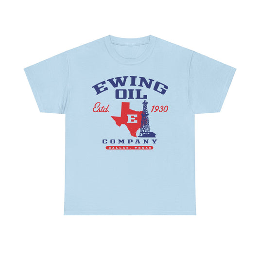 Ewing Oil Company Est 1930 Dallas Texas TV Show T-shirt