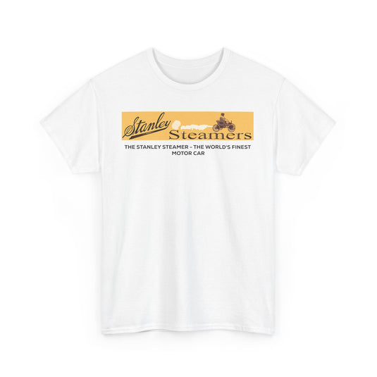 Stanley Steamers The World's Finest Motor Car Vintage Logo T-shirt