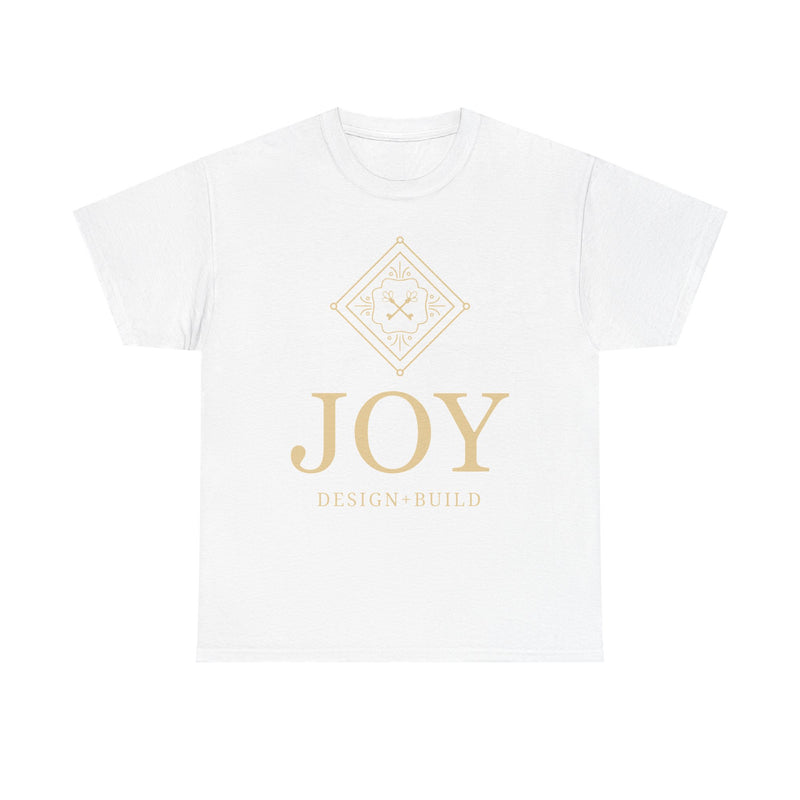 Load image into Gallery viewer, Joy Design + Build T-Shirt - Construction Industry Bankrupt Logo Tee
