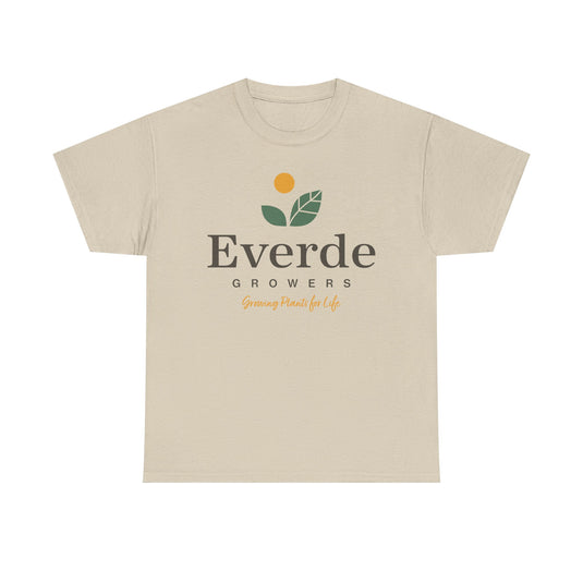 Everde Growers T-Shirt Defunct Plant Nursery Bankrupt Company Logo Tee
