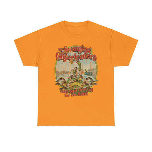 The Swinging Cheerleaders 1974 College Cheerleading Movie T-shirt