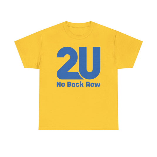 2U No Back Row T-Shirt Defunct Online Education Company Logo Tee Tech Startup