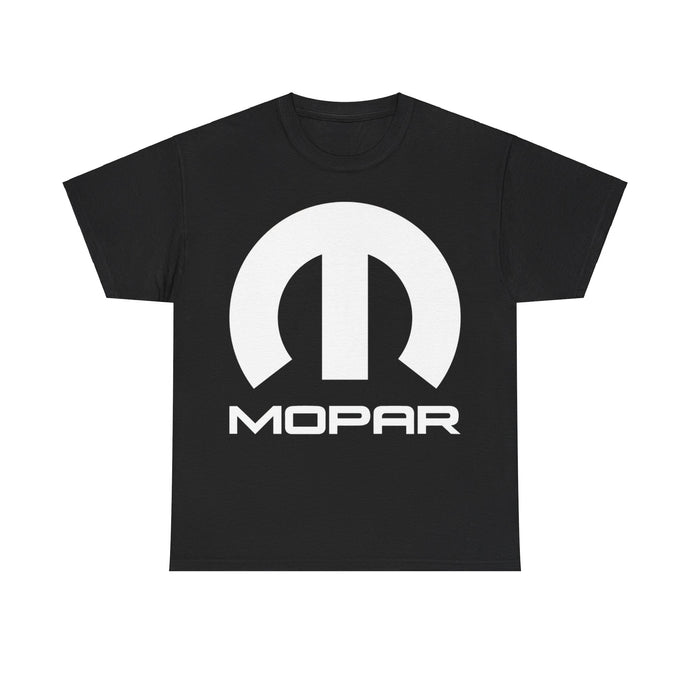 White Mopar Logo Sign Nostalgic Car T-shirt