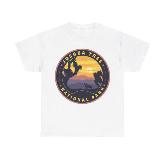 Joshua Tree National Park California Round Logo T-shirt