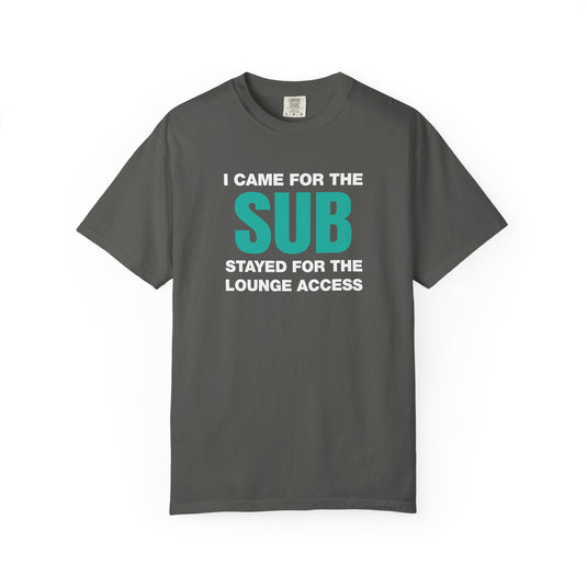 Lounge Access Credit Card Points Miles Travel Teal T-shirt
