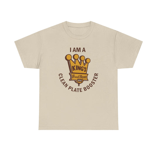 King's Food Host T-Shirt - Restaurant Industry Defunct Logo Tee