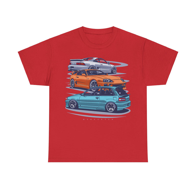 Load image into Gallery viewer, Toyota Starlet Supra MR2 Car T-shirt
