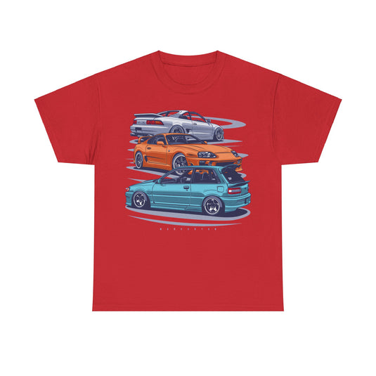 Toyota Starlet Supra MR2 Car T-shirt