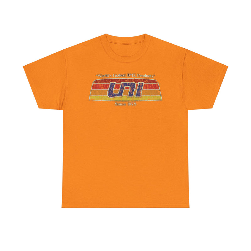 Load image into Gallery viewer, UNI BMX 1978 California Bicycle Seats Racing T-shirt
