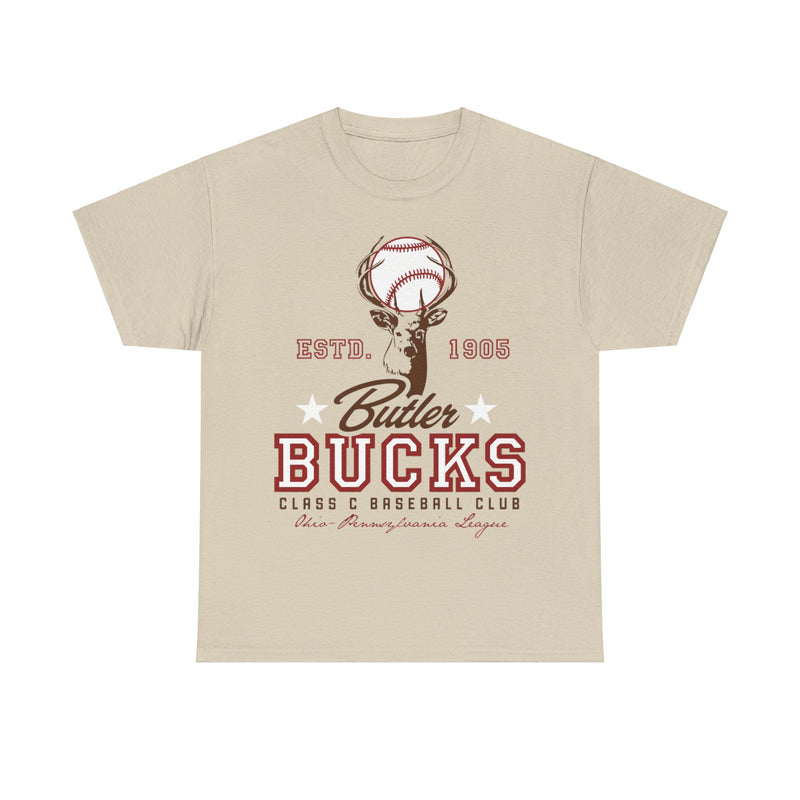 Load image into Gallery viewer, Butler Bucks Est 1905 Pennsylvania Baseball T-shirt
