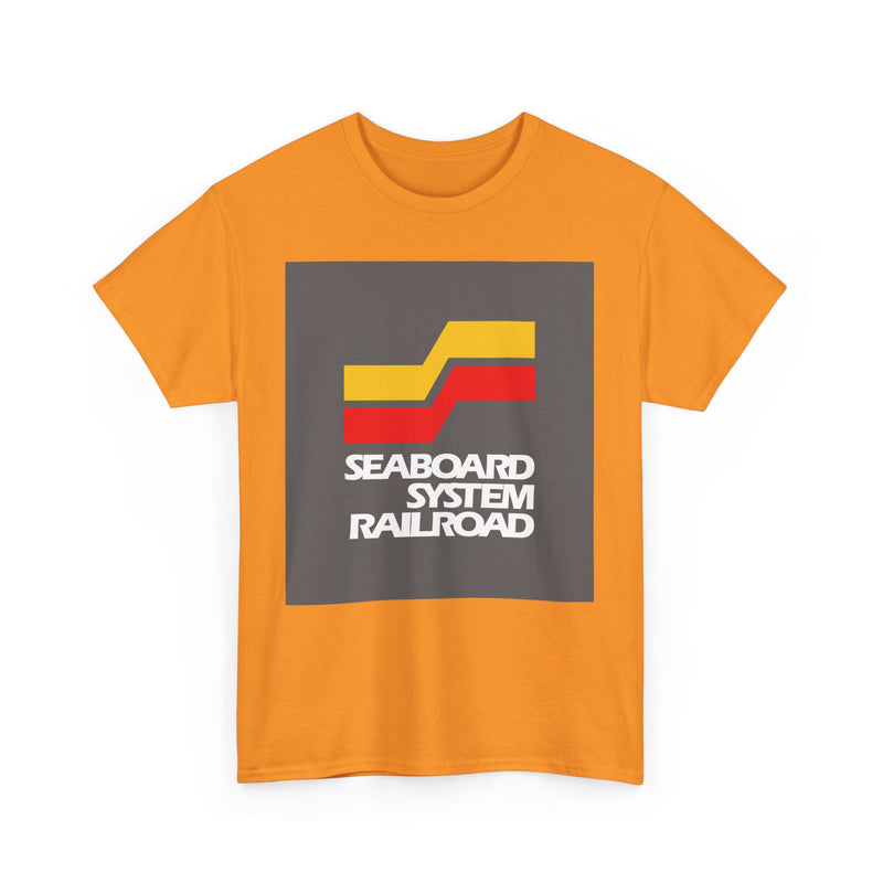 Load image into Gallery viewer, Seaboard System Railroad Logo Vintage Train Railway T-Shirt
