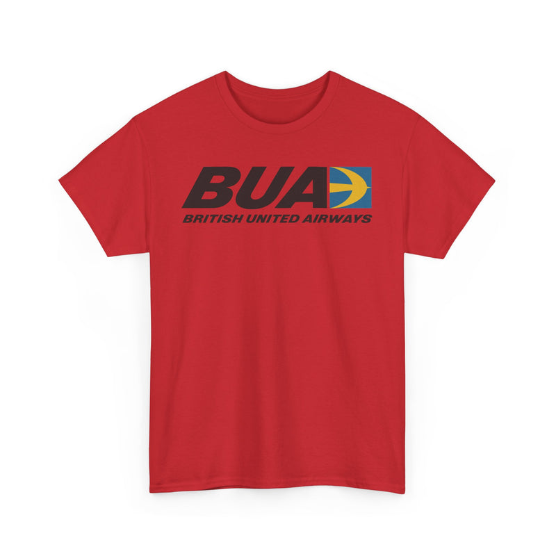 Load image into Gallery viewer, BUA British United Airways Speedbird Logo UK Aviation History T-shirt
