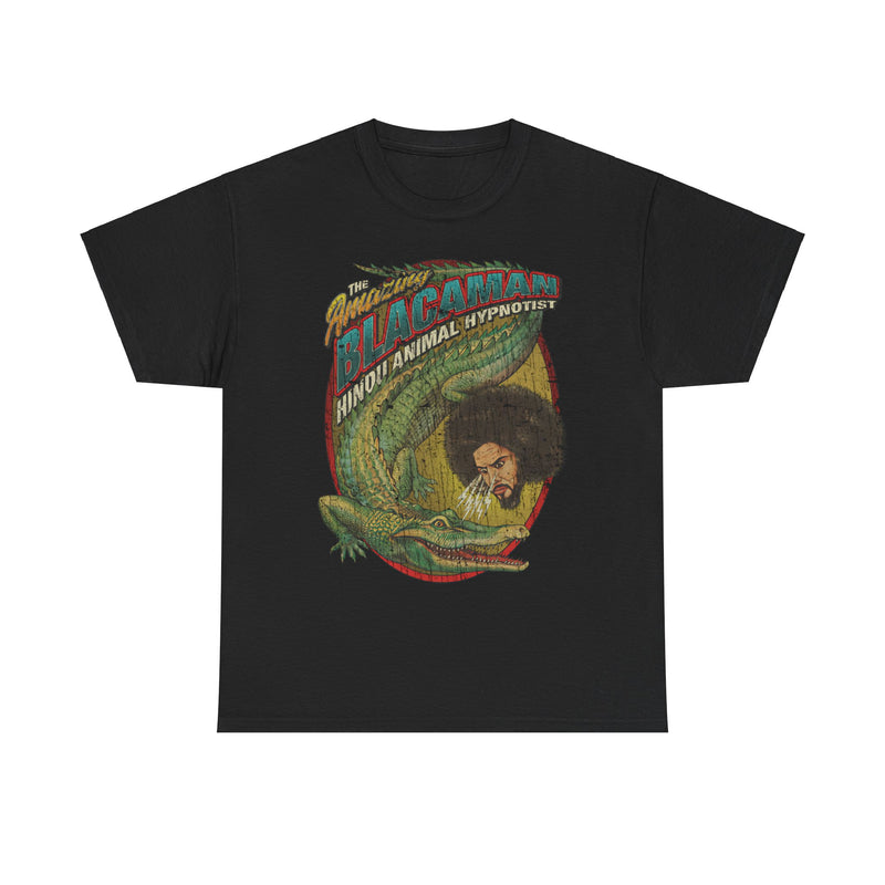 Load image into Gallery viewer, The Amazing Blacaman 1924 Hindu Animal Hypnotist Circus Performer T-shirt
