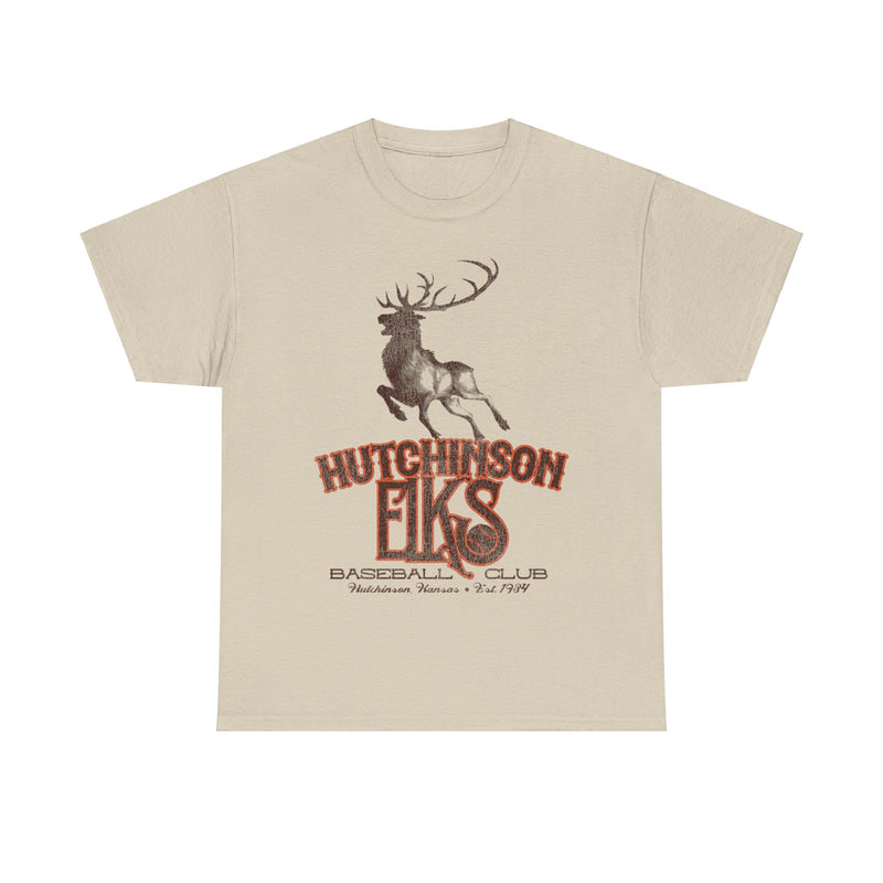 Load image into Gallery viewer, Hutchinson Elks Nostalgic Retro Baseball Team T-shirt
