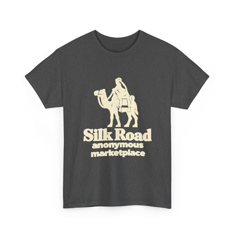 Load image into Gallery viewer, Silk Road Anonymous Marketplace Nostalgic Logo T-shirt
