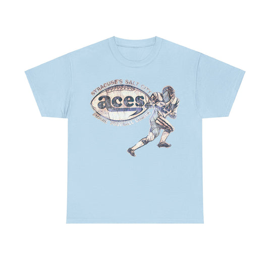 Salt City Aces New York Logo Football Team T-shirt