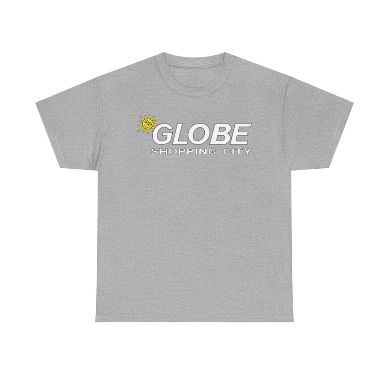Load image into Gallery viewer, Globe Shopping City Sun Logo Vintage Mall Center T-Shirt
