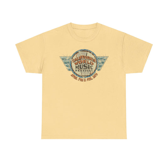 CaliFFornia World Music Festival 1979 Nostalgic T-shirt