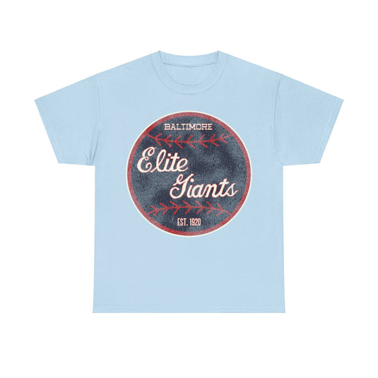 Baltimore Elite Giants Nostalgic Retro Baseball T-shirt