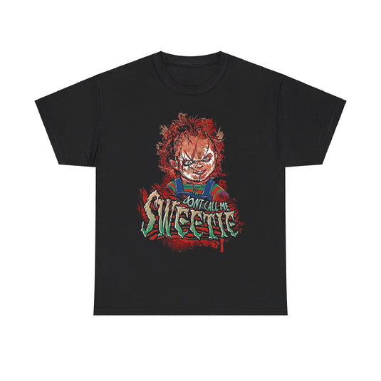 Childs Play Don't Call Me Sweetie Chuckie Horror Movie T-shirt