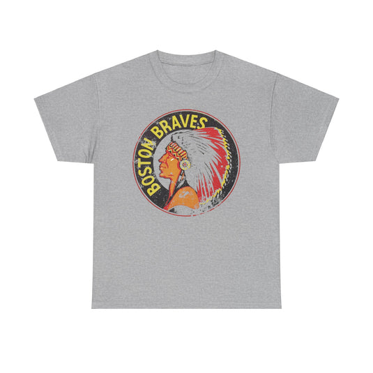 Boston Braves Logo Nostalgic Baseball T-shirt