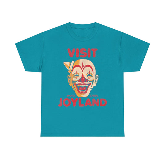 Visit Joyland Amusement Park 1949 Wichita Kansas Theme Park Clown T-shirt